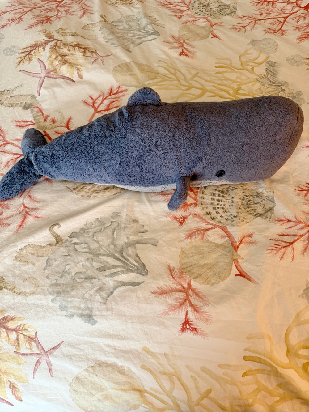 Rare Retired Jellycat Sullivan the Sperm Whale Plush Large 29" Stuffie HTF